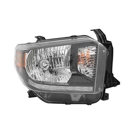 TOYOTA TUNDRA RWD 2019 HEAD LAMP RH HALOGEN W/O SMOKED BEZEL HQ