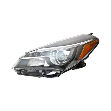 TOYOTA YARIS HATCHBACK 2016 HEAD LAMP LH HALOGEN W/LED DRL SE MODEL HQ