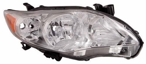 TOYOTA COROLLA SEDAN 2011 HEAD LAMP RH JAPAN BUILT BASE CE LE HQ