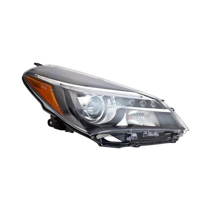 TOYOTA YARIS HATCHBACK 2015 HEAD LAMP RH HALOGEN W/LED DRL SE MODEL HQ