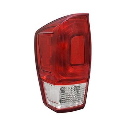 TOYOTA TACOMA PICKUP 2WD 2019 TAIL LAMP LH RED BEZEL BASE/SR/SR5/SR+ HQ