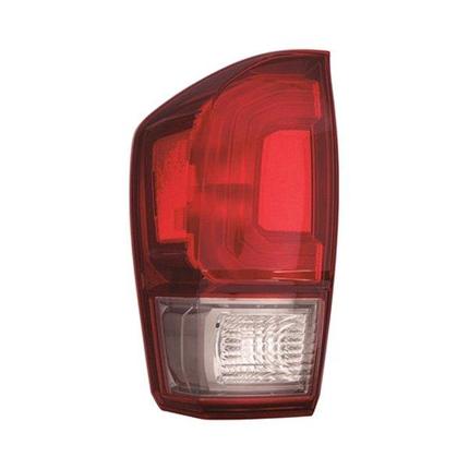 TOYOTA TACOMA PICKUP 4WD 2019 TAIL LAMP LH RED/SMOKED BEZEL TRD SPORT/TRD OFF