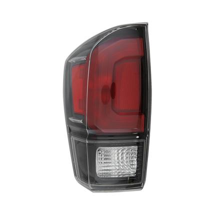 TOYOTA TACOMA PICKUP 2WD 2017 TAIL LAMP LH BLACK BEZEL HQ