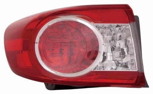 TOYOTA COROLLA SEDAN 2012 TAIL LAMP LH JAPAN BUILT HQ