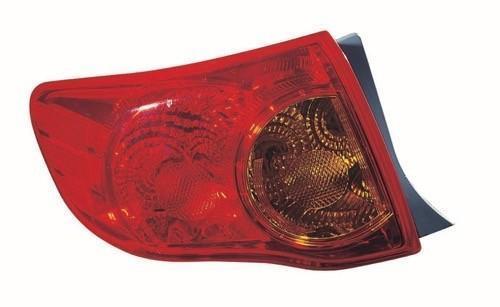 TOYOTA COROLLA SEDAN 2009 TAIL LAMP LH JAPAN BUILT HQ