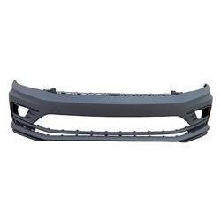 VOLKSWAGEN JETTA (2011-) (TYPE_6) 2016 BUMPER FR PRIMED W/O SENSOR W/O WASHER GLI/WOLFSBURG MODEL CAPA VW1000242C