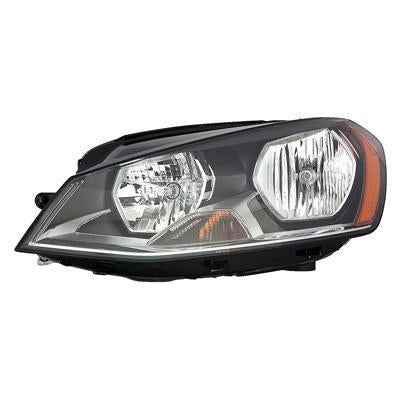 VOLKSWAGEN E GOLF 2019 HEAD LAMP LH HALOGEN HQ