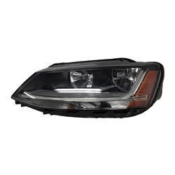 VOLKSWAGEN JETTA (TYPE_6) 2018 HEAD LAMP LH HALOGEN W/O DIRECTIONAL BEAM SDN HQ