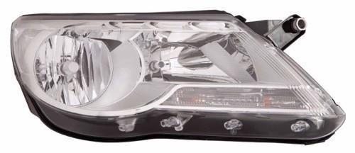 VOLKSWAGEN TIGUAN 2011 HEAD LAMP RH HALOGEN HQ