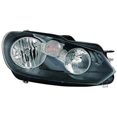 VOLKSWAGEN GTI 2014 HEAD LAMP RH HALOGEN HELLA TYPE HQ