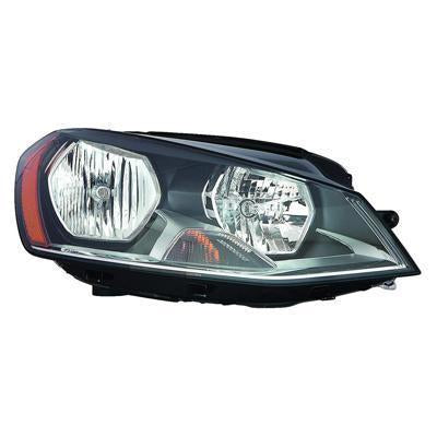 VOLKSWAGEN E GOLF 2019 HEAD LAMP RH HALOGEN HQ