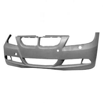 BMW 3 SERIES SEDAN (1999-) 2008 BUMPER FR W/SENSOR/H/LP WASH HOLE PRIMED CAPA BM1000177C