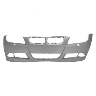 BMW 3 SERIES SEDAN (1999-) 2007 BUMPER FR W/O SENSOR HOLE W/H/LP WASH HOLE PRIMED CAPA BM1000179C