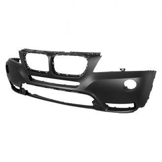 BMW X3 2011 BUMPER FR PRIMED W/O HEAD LAMP WASHER W/O M PKG BM1000252