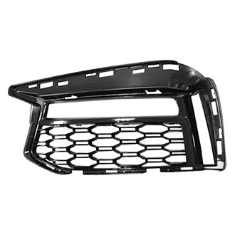 BMW 5_SERIES_(2011-) 2018 GRILLE LOWER LH W/FOG/M-PKG BLACK FINISH BM1038190