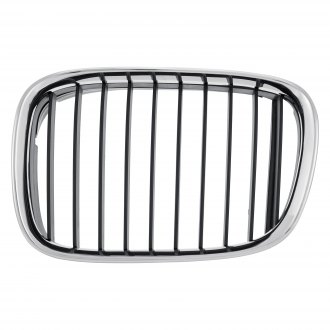 BMW 5_SERIES 2001 GRILLE LH CHROME/BLACK BM1200117