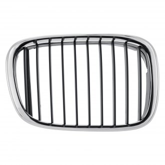 BMW 5_SERIES 2000 GRILLE RH CHROME/BLACK BM1200118