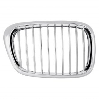 BMW 5_SERIES 2001 GRILLE RH CHROME/BLACK 540 BM1200137