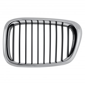 BMW 5_SERIES 2001 GRILLE LH CHROME/BLACK 525I/530I BM1200138