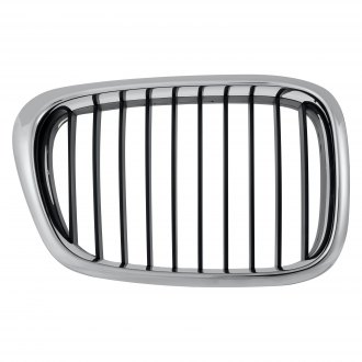 BMW 5_SERIES 2002 GRILLE RH CHROME/BLACK 525I/530I BM1200139