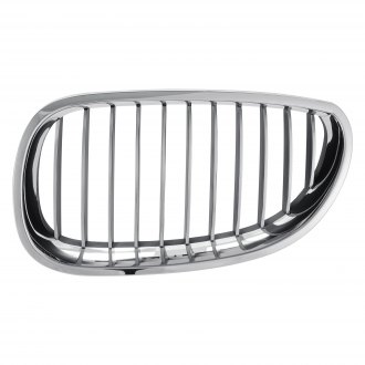 BMW 5_SERIES 2004 GRILLE CHROME/BLACK LH BM1200140