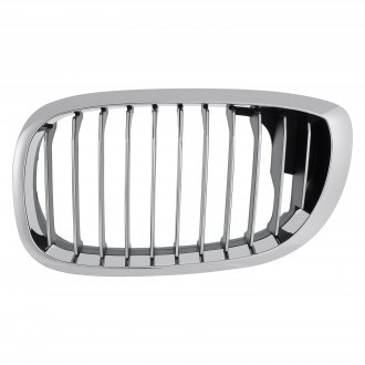 BMW 3_SERIES_CONVERTIBLE 2003 GRILLE LH CHROME/BLACK [11 BLACK VERTICAL BARS WITH CHROME FACE SURROUNDED BY CHROME FRAME] BM1200156