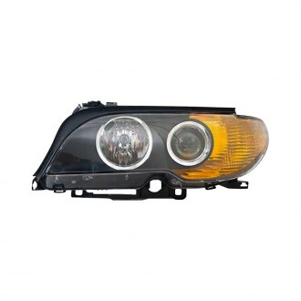 BMW 3 SERIES COUPE 2007 HEAD LAMP LH HALOGEN AMBER TURN SIGNAL HQ BM2502143