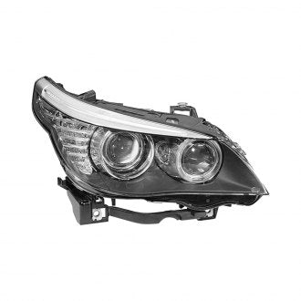 BMW 5 SERIES 2008 HEAD LAMP RH HALOGEN HQReturn Restriction BM2503142