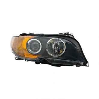 BMW 3 SERIES COUPE 2007 HEAD LAMP RH HALOGEN AMBER TURN SIGNAL HQ BM2503143