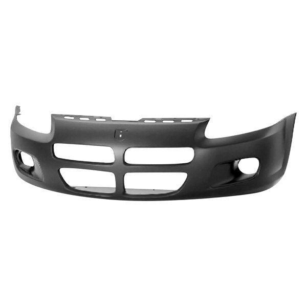 DODGE STRATUS SEDAN 2001 BUMPER FRONT PRIMED W/FOG LAMP HOLE CH1000323 - Moe's Auto Parts