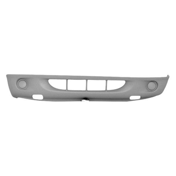 DODGE DAKOTA 2002 BUMPER FRONT LOWER W/O FOG HOLE TEXTURED GRAY