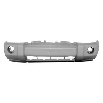 JEEP COMMANDER 2006 BUMPER FR PRIMED W/CHROME INSERT LTD/OVERL/MODELS CH1000874