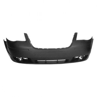 CHRYSLER TOWN_AND_COUNTRY 2010 BUMPER FR PRIMED W/O WASHER HOLE AND MLDG HOLE