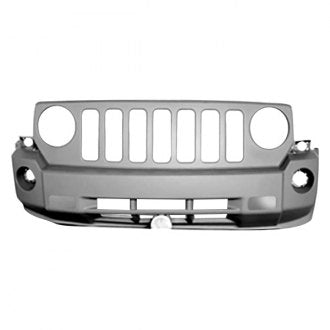 JEEP PATRIOT 2008 BUMPER FR PRIMED W/TOW W/O CHROME CH1000935