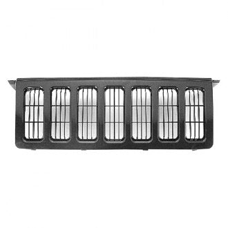 JEEP COMMANDER 2006 GRILLE MATT-BLACK W/BLACK MLDG CH1200302