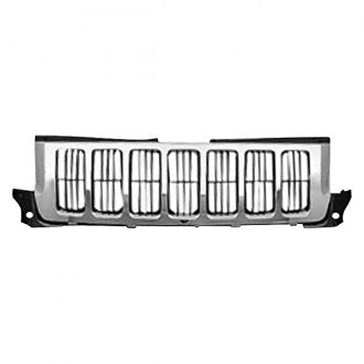 JEEP GRAND_CHEROKEE 2011 GRILLE GRAY W/CHROME MOULDING CH1200341