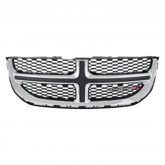 DODGE CARAVAN 2011 GRILLE BLACK W/CHROME MOULDING CH1200342