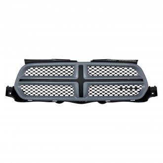 DODGE DURANGO 2011 GRILLE MATTE DARK GRAY W/GRAY MLDG PTM CH1200359