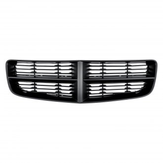 DODGE CHARGER 2009 GRILLE MATT BLACK W/PAINTED GRAY FRAME W/O SRT-8 MODEL CH1200365