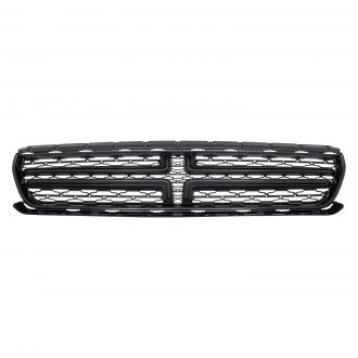 DODGE CHARGER 2021 GRILLE FR PTD BLACK CROSSHAIRS AND MOULDING EXCLUDE SCAT PACK/SRT/HELLCAT MODEL CH1200388