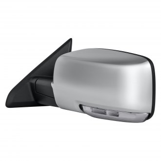 RAM PICKUP-RAM-1500 2012 DOOR MIRROR POWER LH HTD W/O TOW W/SIGNAL/PUDDLE LAMP W/CHROME CAP CH1320292