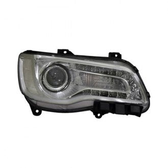 CHRYSLER 300 2017 HEAD LAMP RH HALOGEN CHROME BEZEL HQ