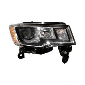 JEEP GRAND_CHEROKEE 2021 HEAD LAMP RH HALOGEN STD TYPE W/CHROME BEZEL HQ