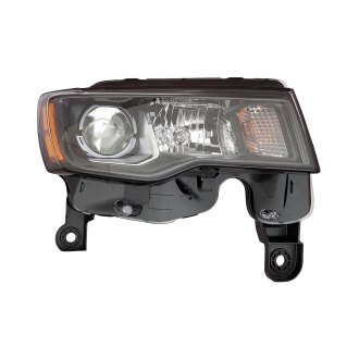 JEEP GRAND_CHEROKEE 2021 HEAD LAMP RH HALOGEN W/BLACK BEZEL