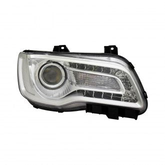 CHRYSLER 300 2020 HEAD LAMP RH HALOGEN W/CHROME BEZEL PROJECTOR TYPE HQ