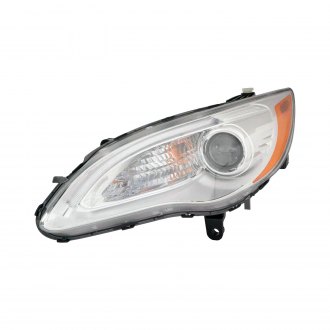 CHRYSLER 200_CONVERTIBLE 2012 HEAD LAMP LH HALOGEN CHROME BEZEL EXCLUDE S MODEL HQ