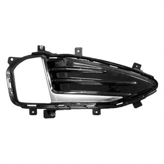 FORD EDGE 2021 FOG LAMP BEZEL FR RH PTD BLACK W/SATIN ALUMINIUM MOULDING SPORT MODEL