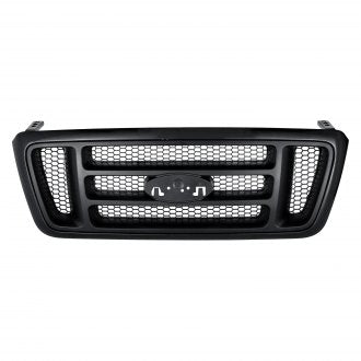 FORD PICKUP_FORD_LIGHTDUTY 2008 GRILLE BAR DESIGN WITH PTM FRAME/DARK GRAY TEXTURED H BARS/BLACK HONEYCOMB FO1200414