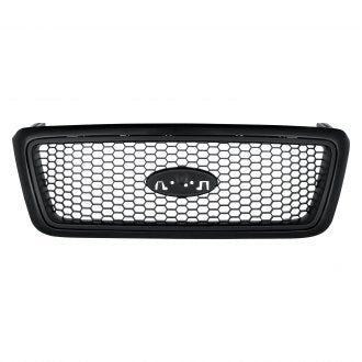 FORD PICKUP_FORD_LIGHTDUTY 2004 GRILLE XLT MODEL BLACK FRAME W/BLACK HONEYCOMB INSERT PTM EXCLUDE HERITAGE MODEL FO1200415