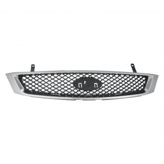 FORD FOCUS 2005 GRILLE CHROME/BLACK FO1200430